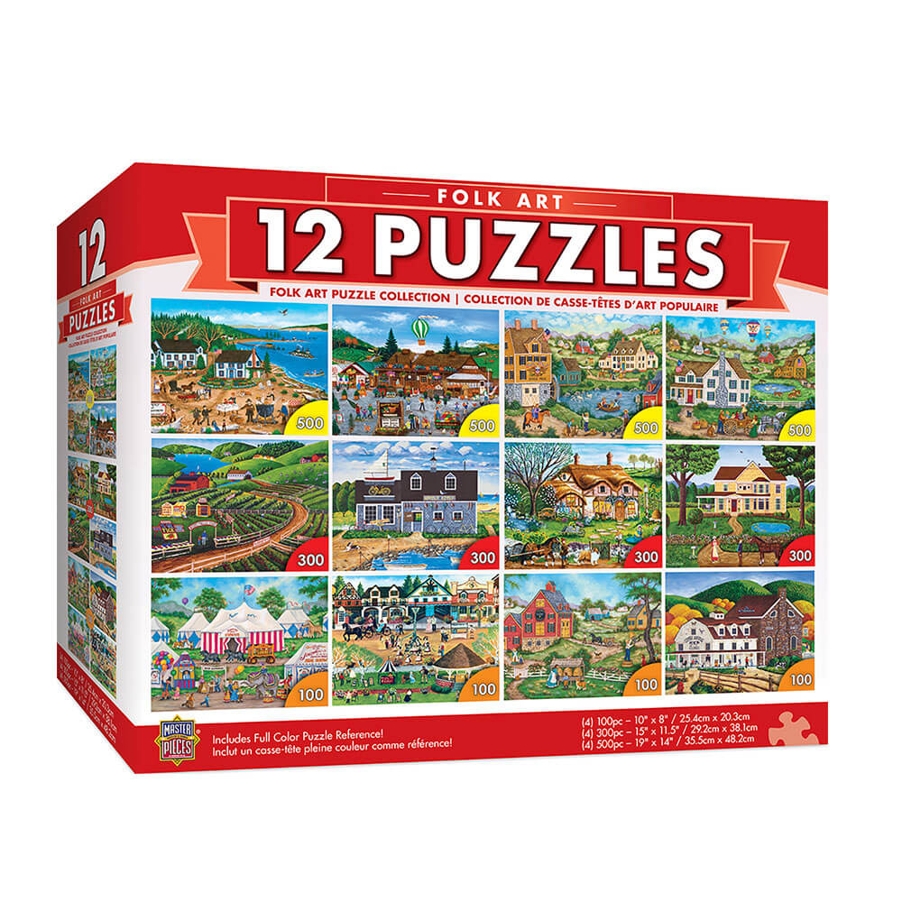 Masterpieces Puzzle (12 Pack bundelpuzzel)