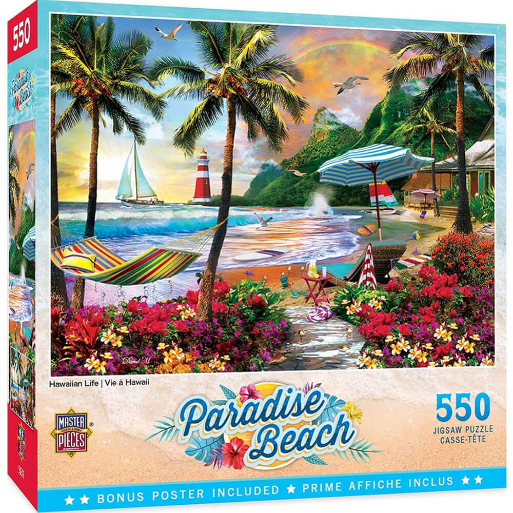 Masterpieces Paradise Beach 550pc puzzel