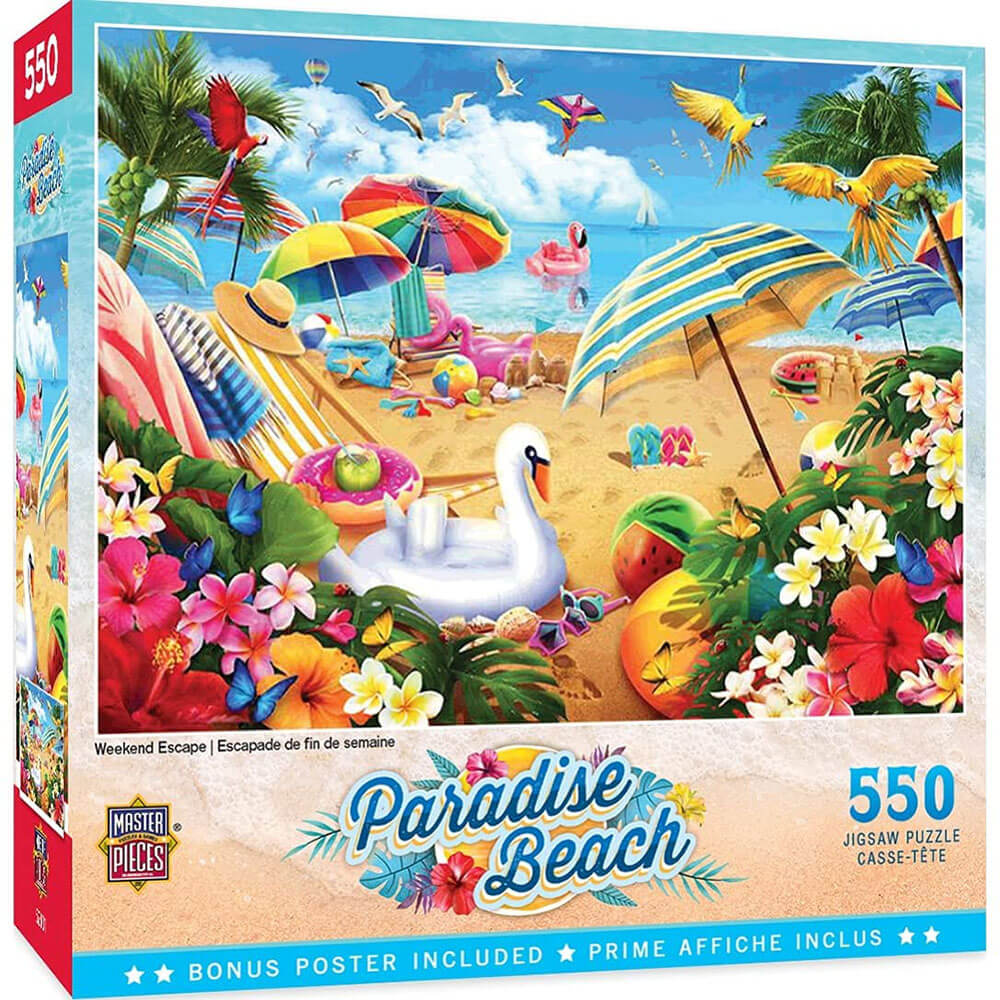 Masterpieces Paradise Beach 550pc rompecabezas