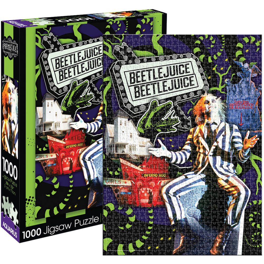 Aquarius Beetlejuice Collage Puzzle 1000pc