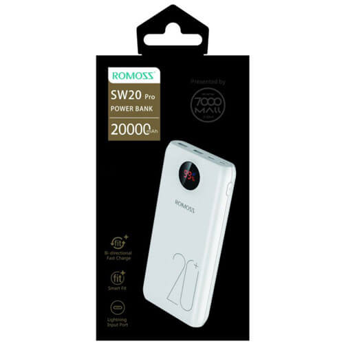 Romoss SW20 Pro 20000mAh Fast Charging Power Bank