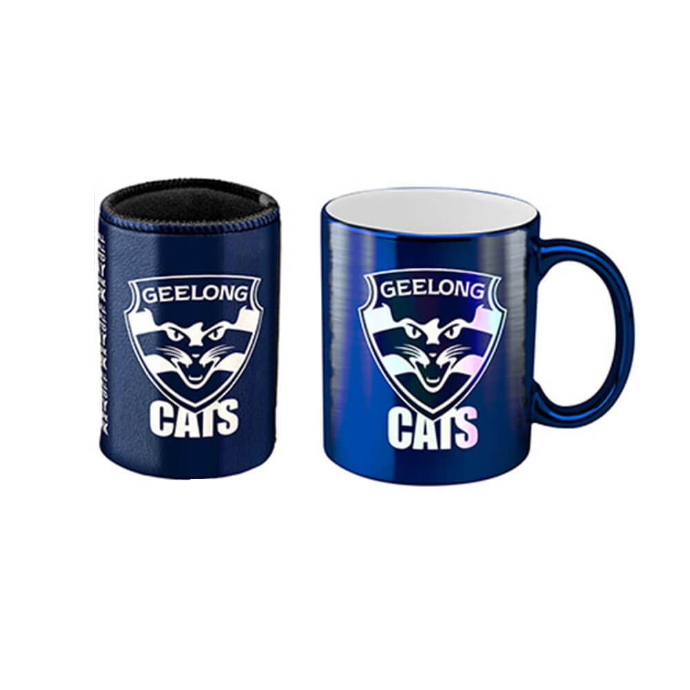 AFL Metallic Coffee Mug & Can Cooler Pack