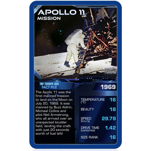 Top Trumps Space Exploration Card Game