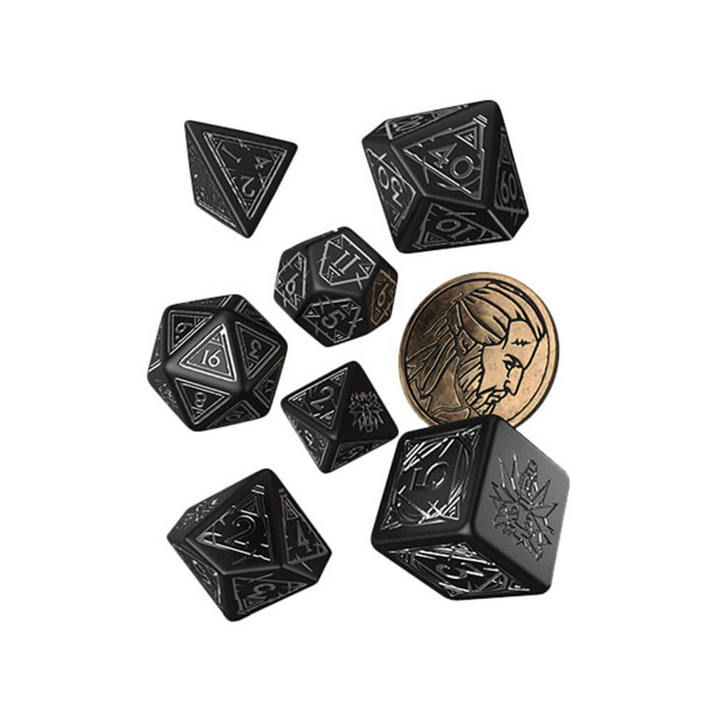 The Witcher Geralt Silver Sword Dice Set