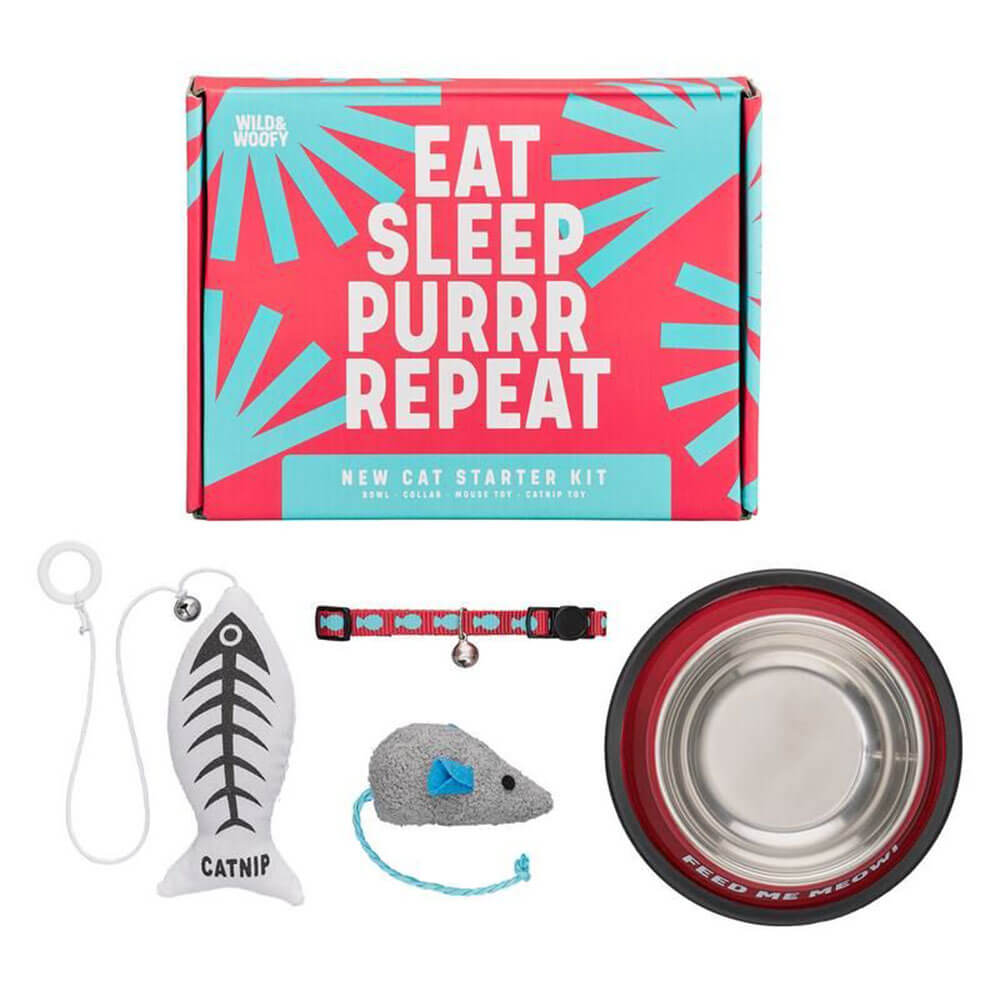 Wild & Woofy Cat Gift Set