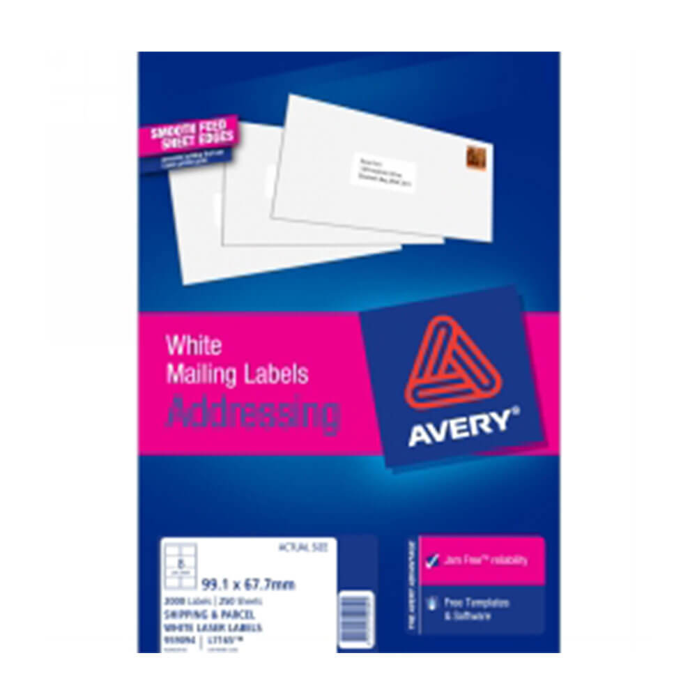 Avery Parcel Laser Label 250pk