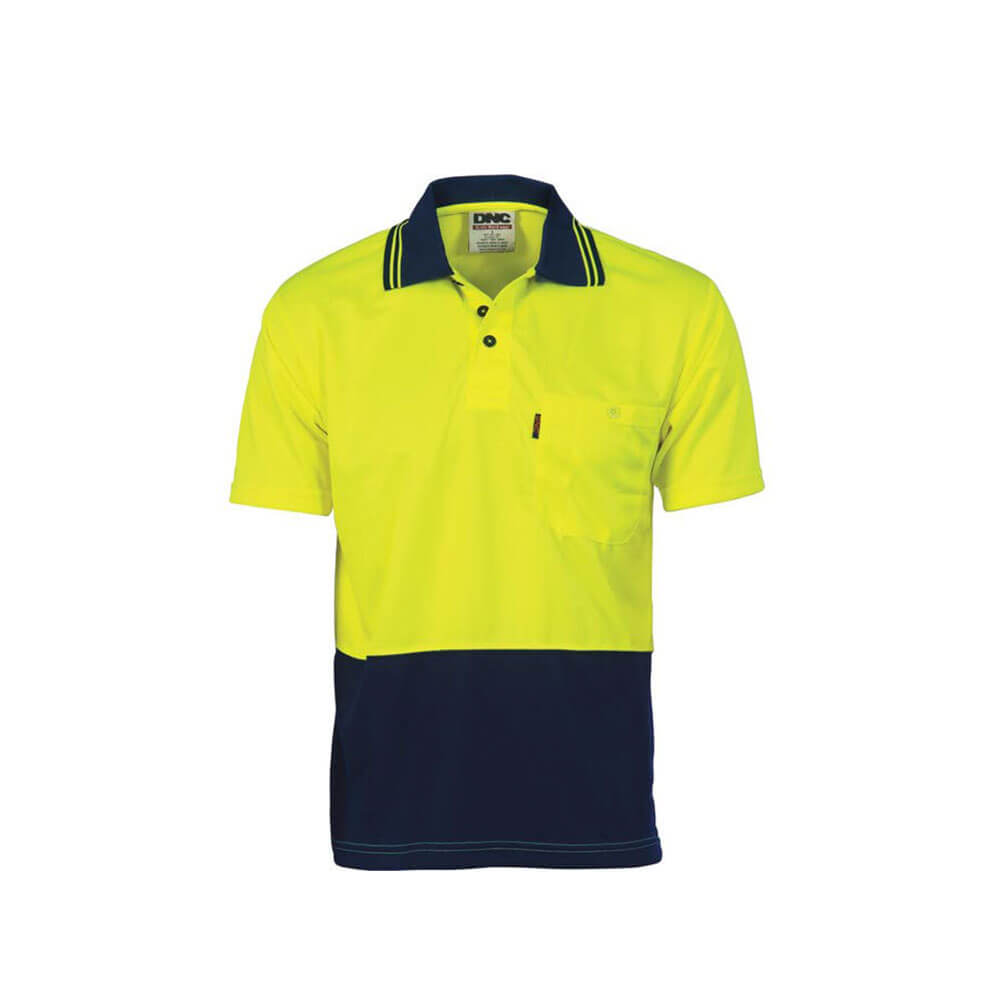 Zions Day Use Safety Shirt XL (Fluoro Yellow/Navy)