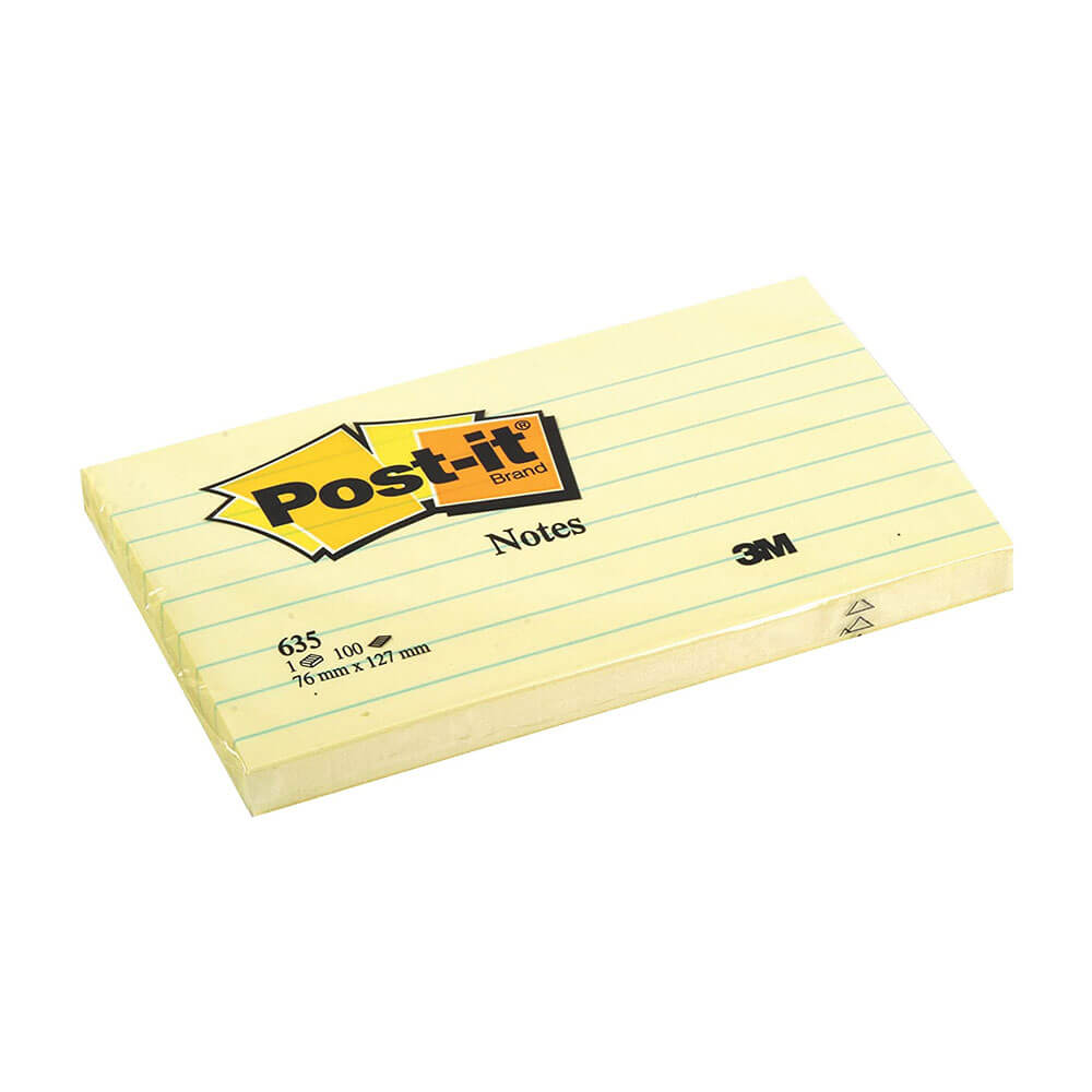 Post-It Notes jaune doublé (12pk)