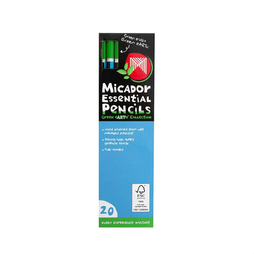 Lápis de grafite essencial do Micador (20pk)