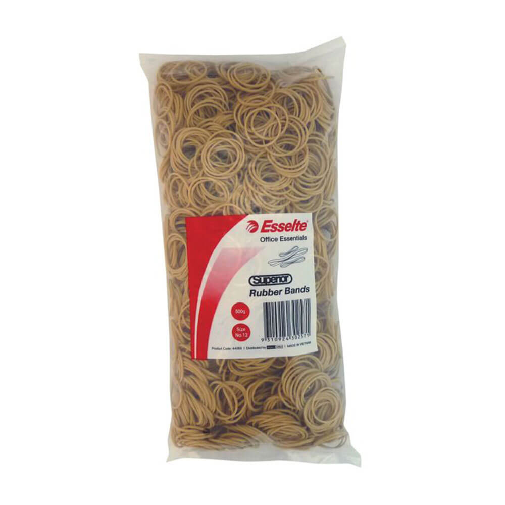 Esselte Rubber Bands 500G Bag