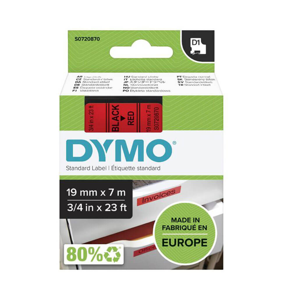 Rótulo de fita DYMO D1 19mmx7m