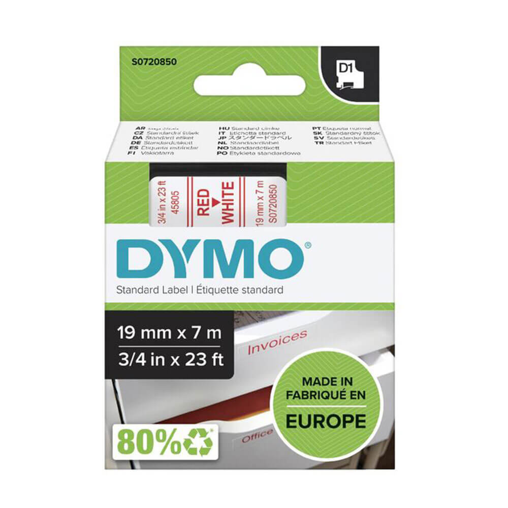 DYMO D1 Tape Label 19mmx7m