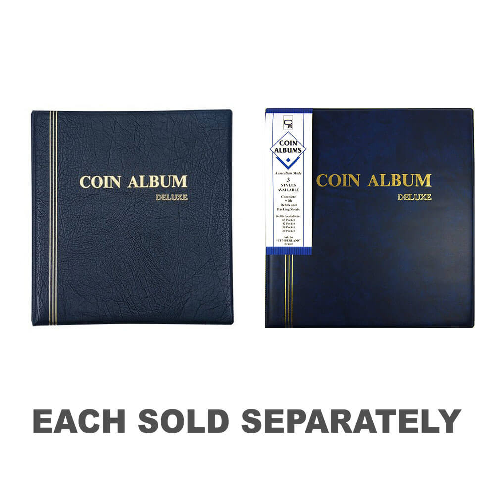 Cumberland PVC Padded Cover Coin Album Refills