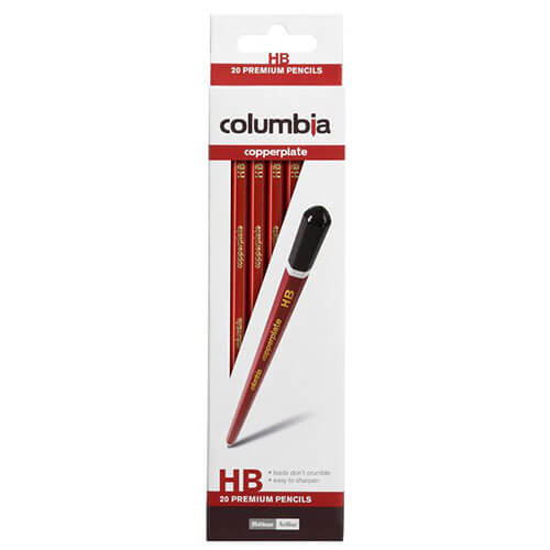 Columbia Copperplate Lead Pencil 20pk