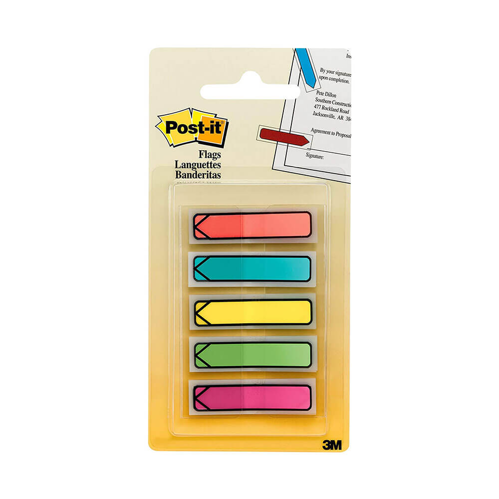 Bandeiras de flecha post-it 100pk