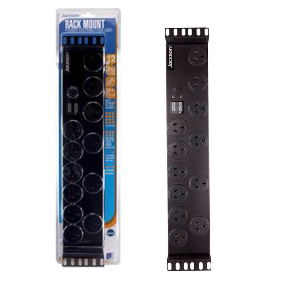 Jackson Industries Rack Mount Powerboard (preto)