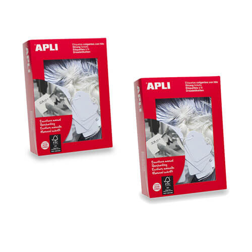 Apli Merchandising Tags White 1000pk