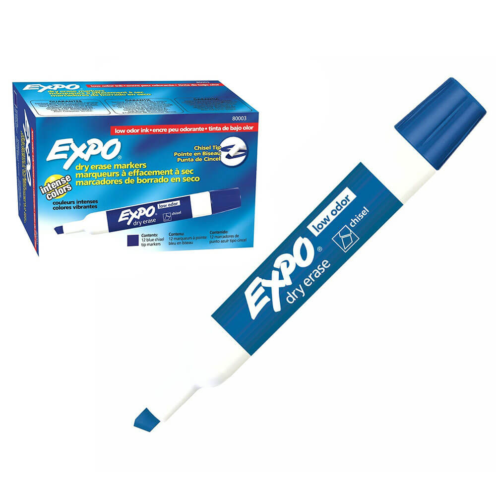 Expo Dry Erase dłuto końcówkę tablicy 12pk