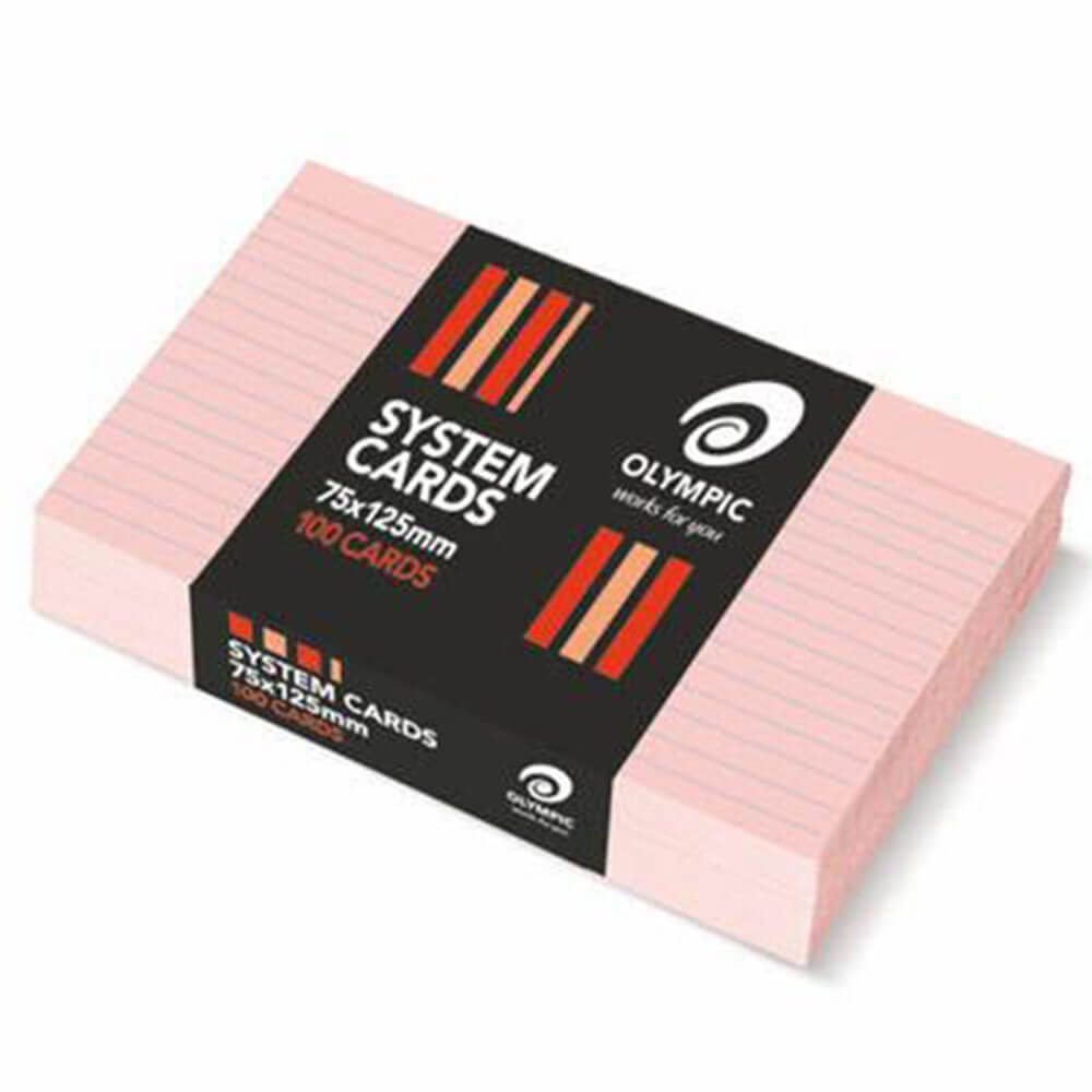 Olympiska styrda systemkort 75x125mm (100pk)