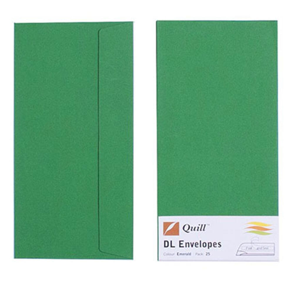 Quill -konvolut 25pk 80gsm (DL)