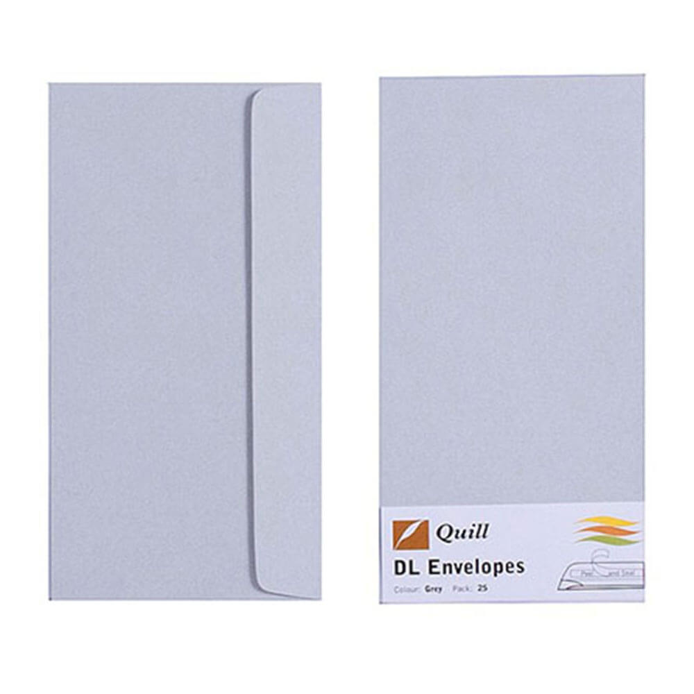 Envelope de quill 25pk 80gsm (dl)