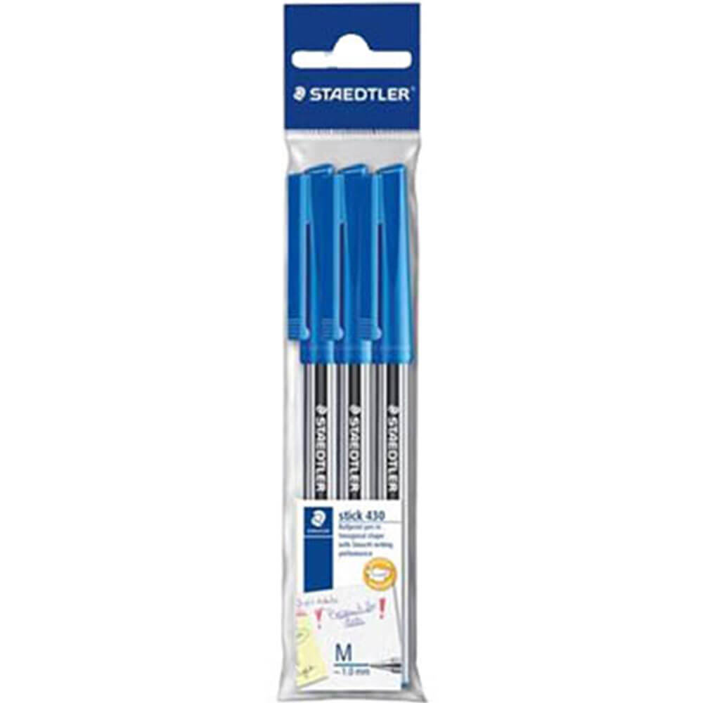 Stadtler stick ballpoint penna 3pk