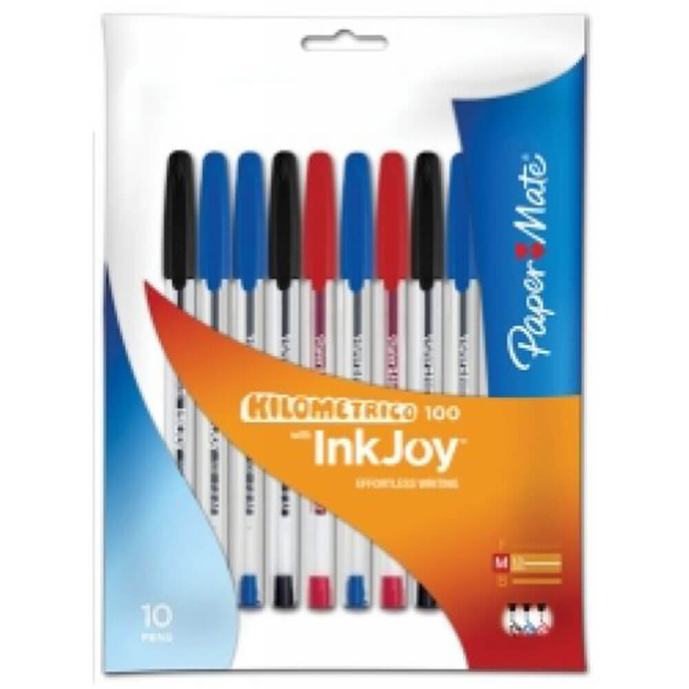 Paper mate Inkjoy Ballpoint Pen Medium 1,0 mm 10pk