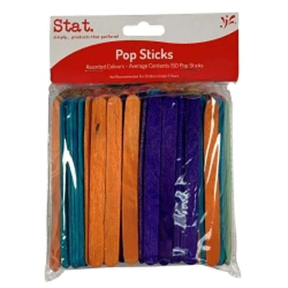 Stat Wooden Craft Sticks (150pk)