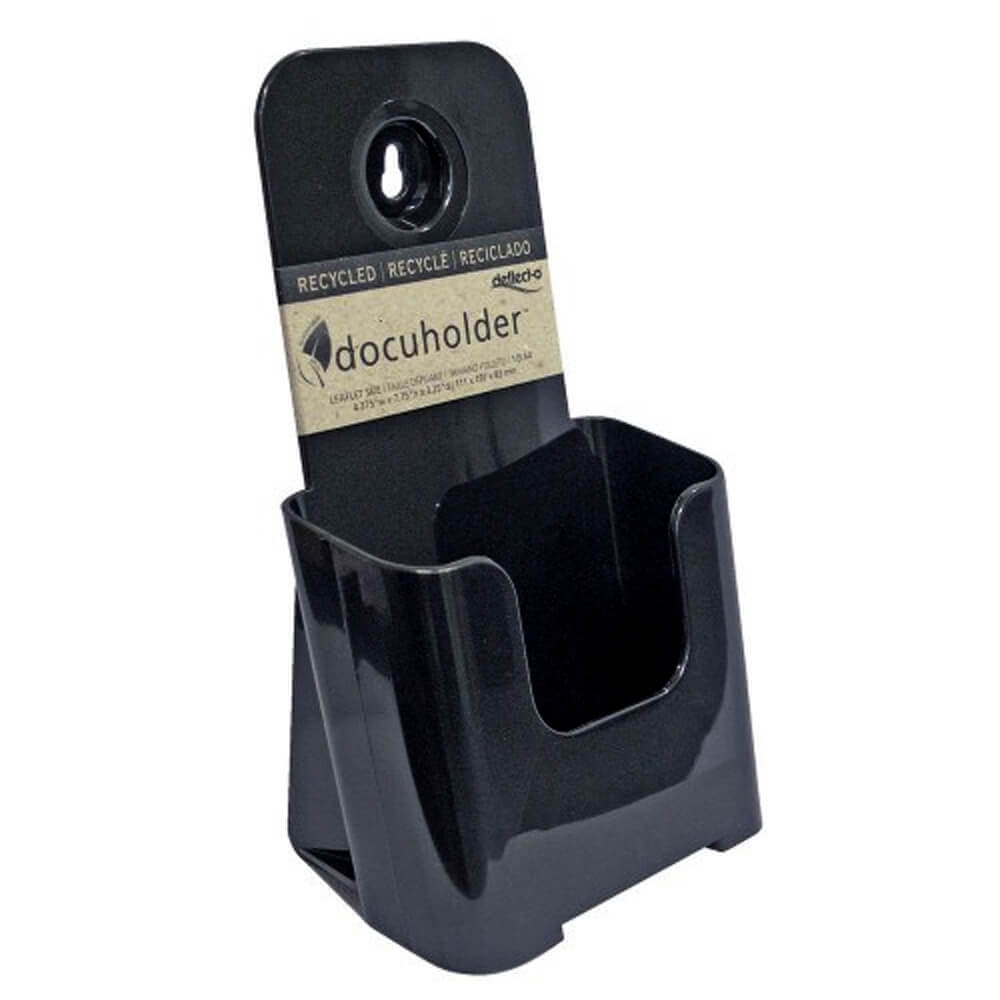 Deflecto Recycled Brochure Holder DL (Black)