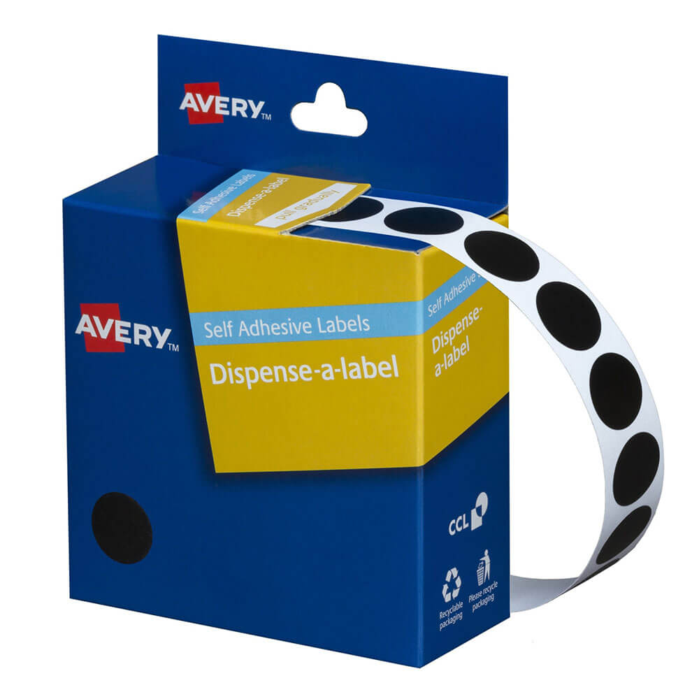 Avery zelfklevende dot-labels 14 mm (1050 stcs)