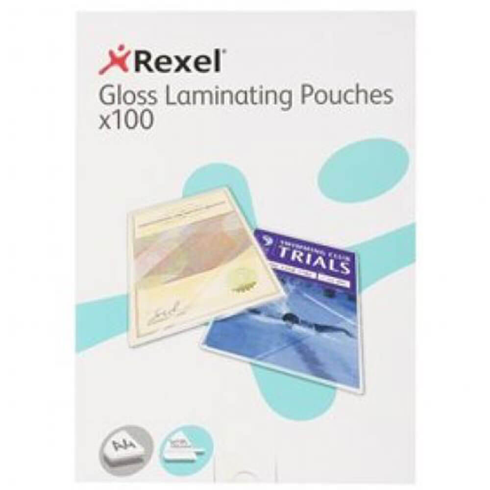 Poches stratifiantes Rexel Gloss (A4)