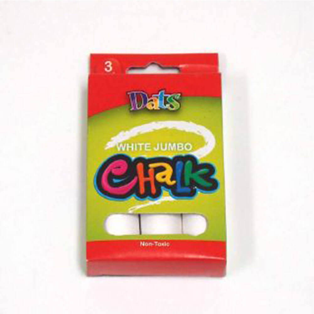 DATS Ikke-giftig Jumbo Chalk (3PK)