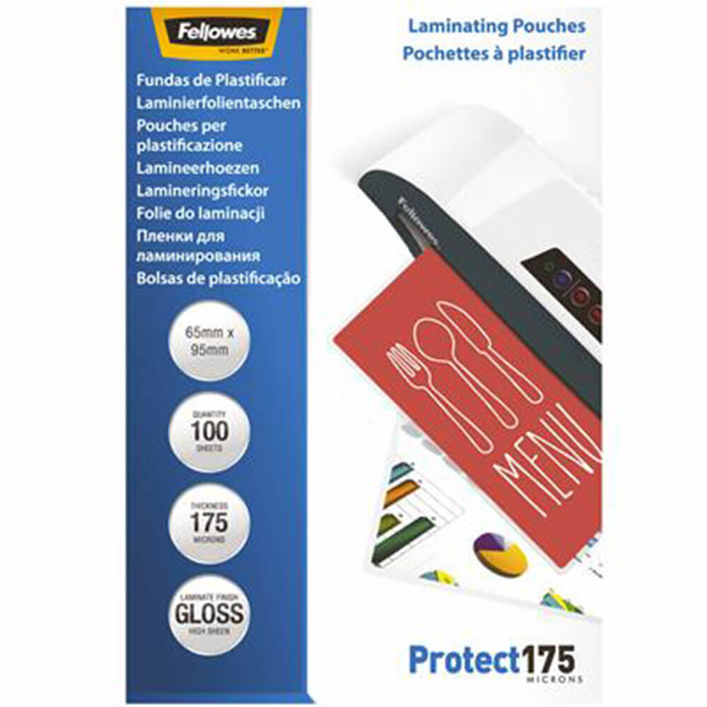 Fellowes laminerende zakjes 175 micron (100 pk)