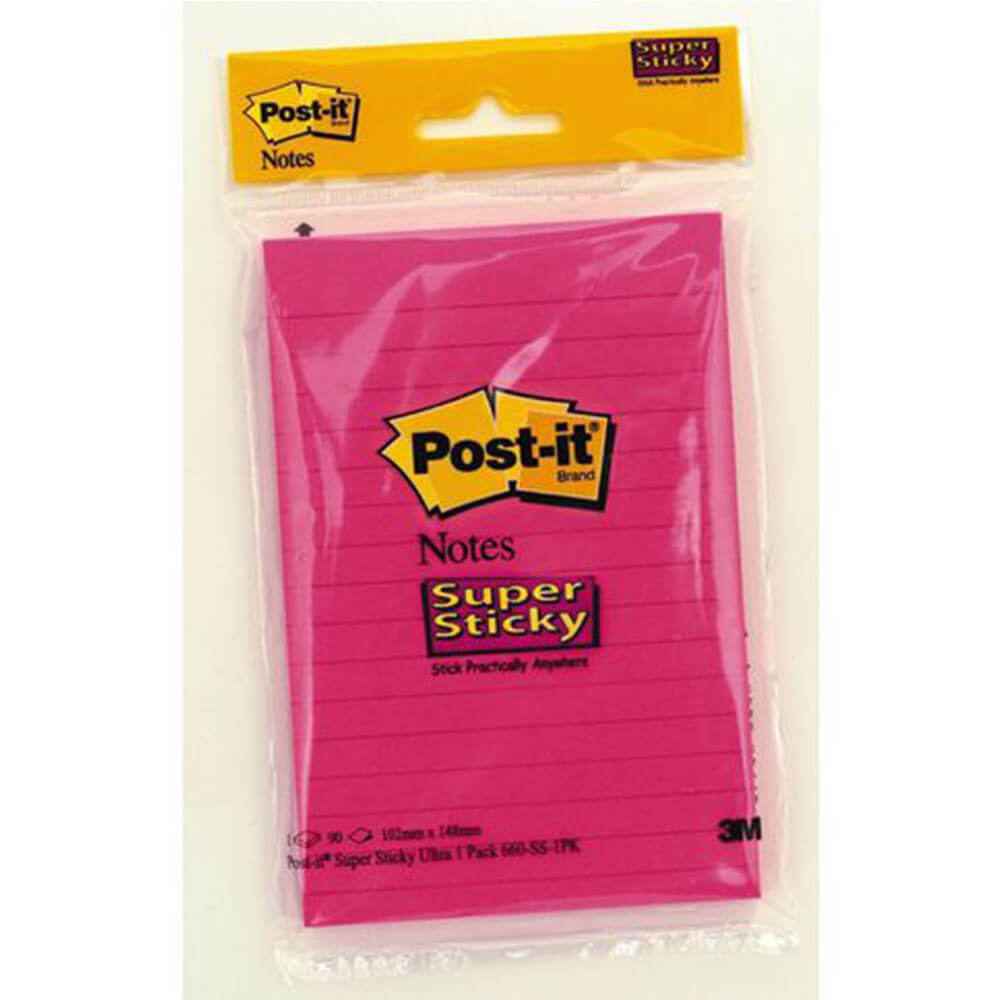 Post-it notas súper pegajosas (90 hojas)