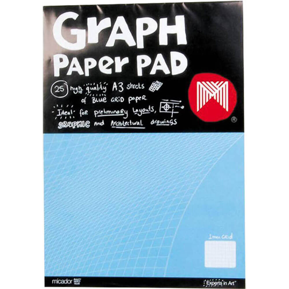 Micador Graph Pad 25 Hojas (A3)