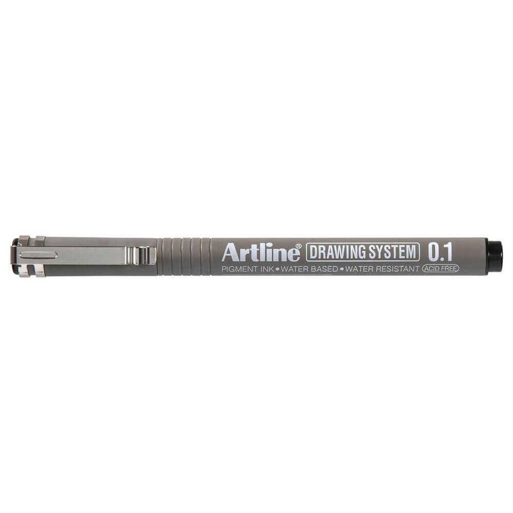 Artline Drawing System Pen 12pcs (nero)