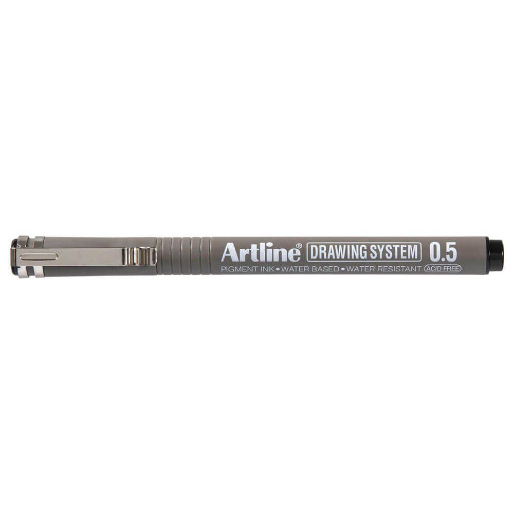 Artline Drawing System Pen 12st (svart)