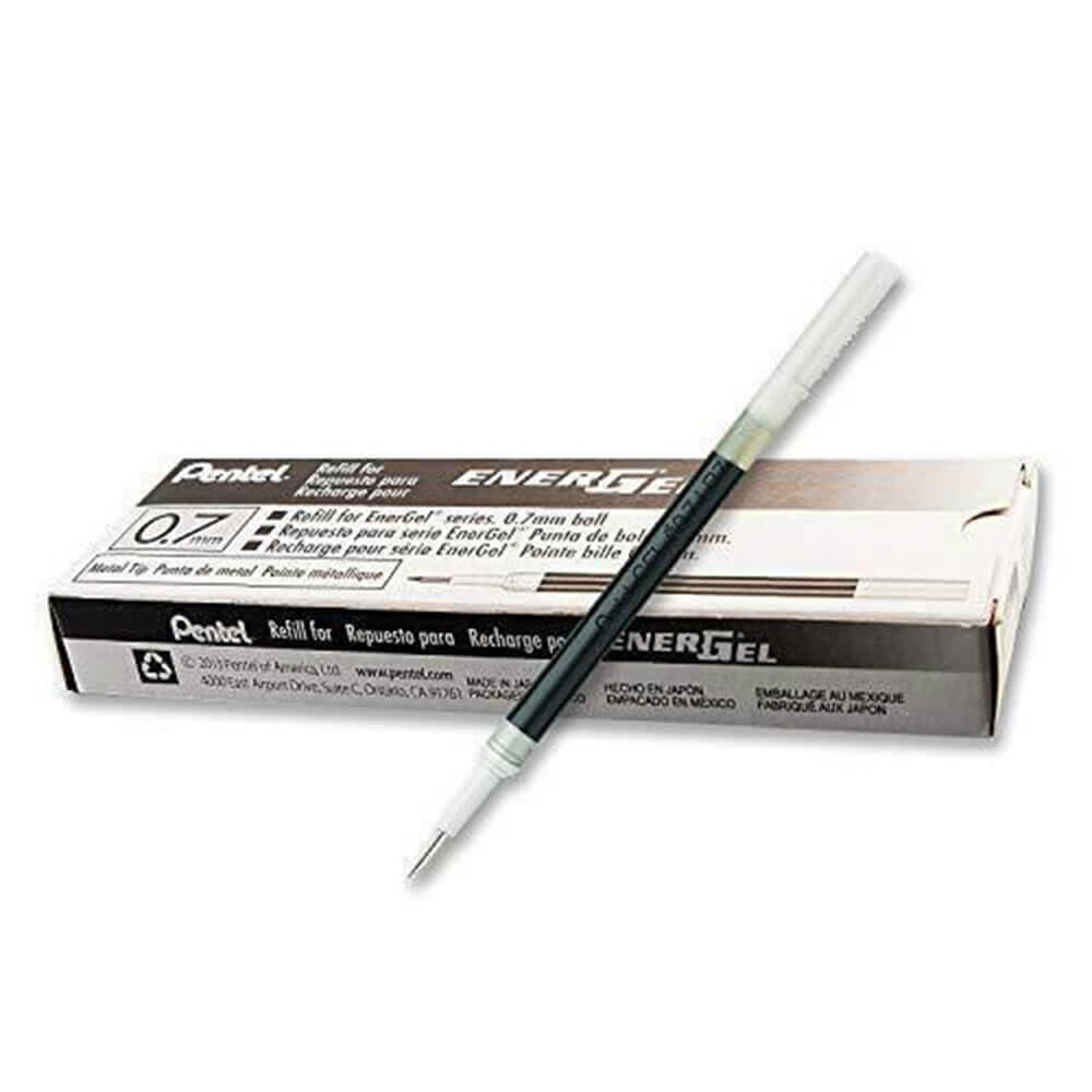 Pentel Energel 0,7 mm ciekłego żelu do napełniania długopisu 12pcs