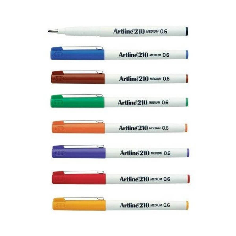 Artline Fineliner Medium Pen 0,6 mm (doos van 12)