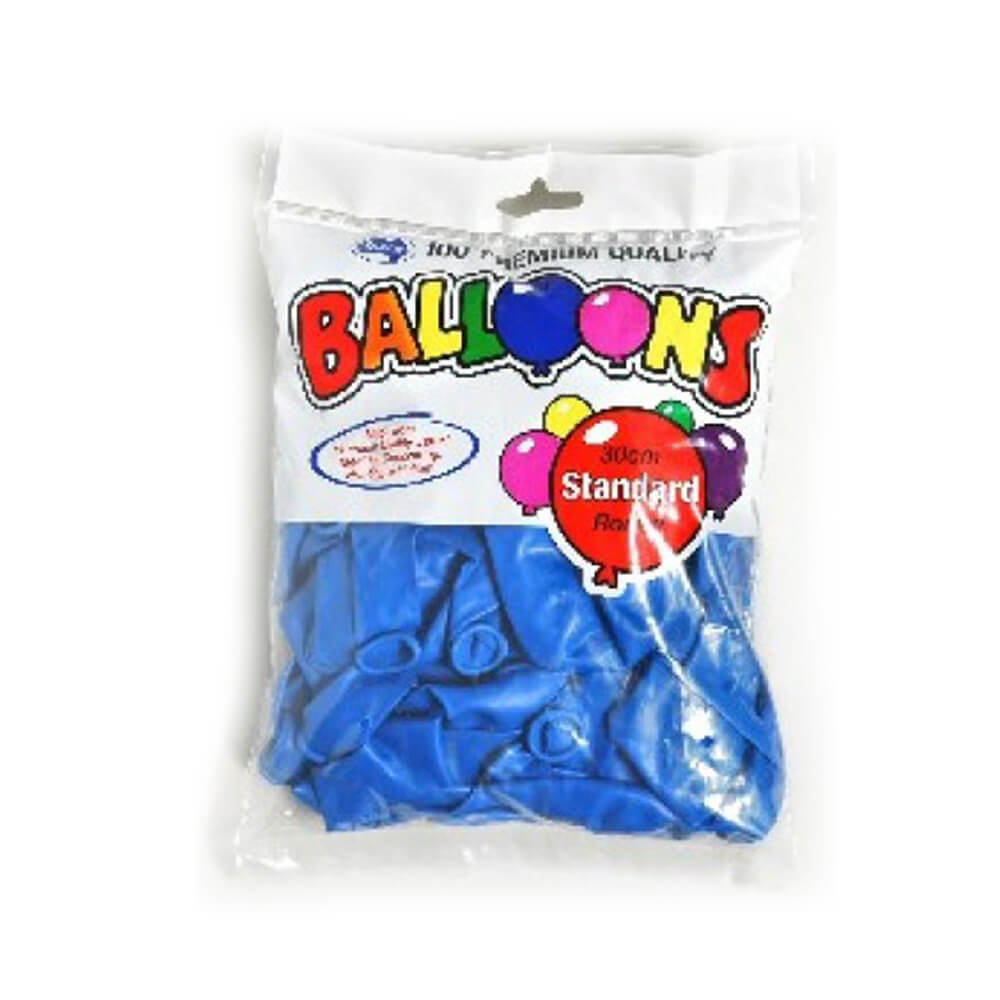 Alpen Standard Balloons 30cm (Pack of 100)