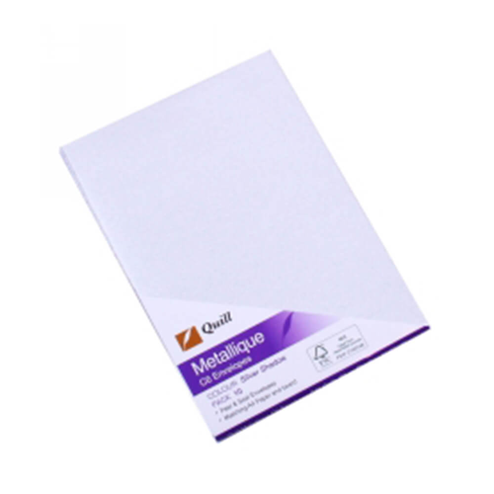 Quill C6 Metallique Envelopes (Pack of 10)