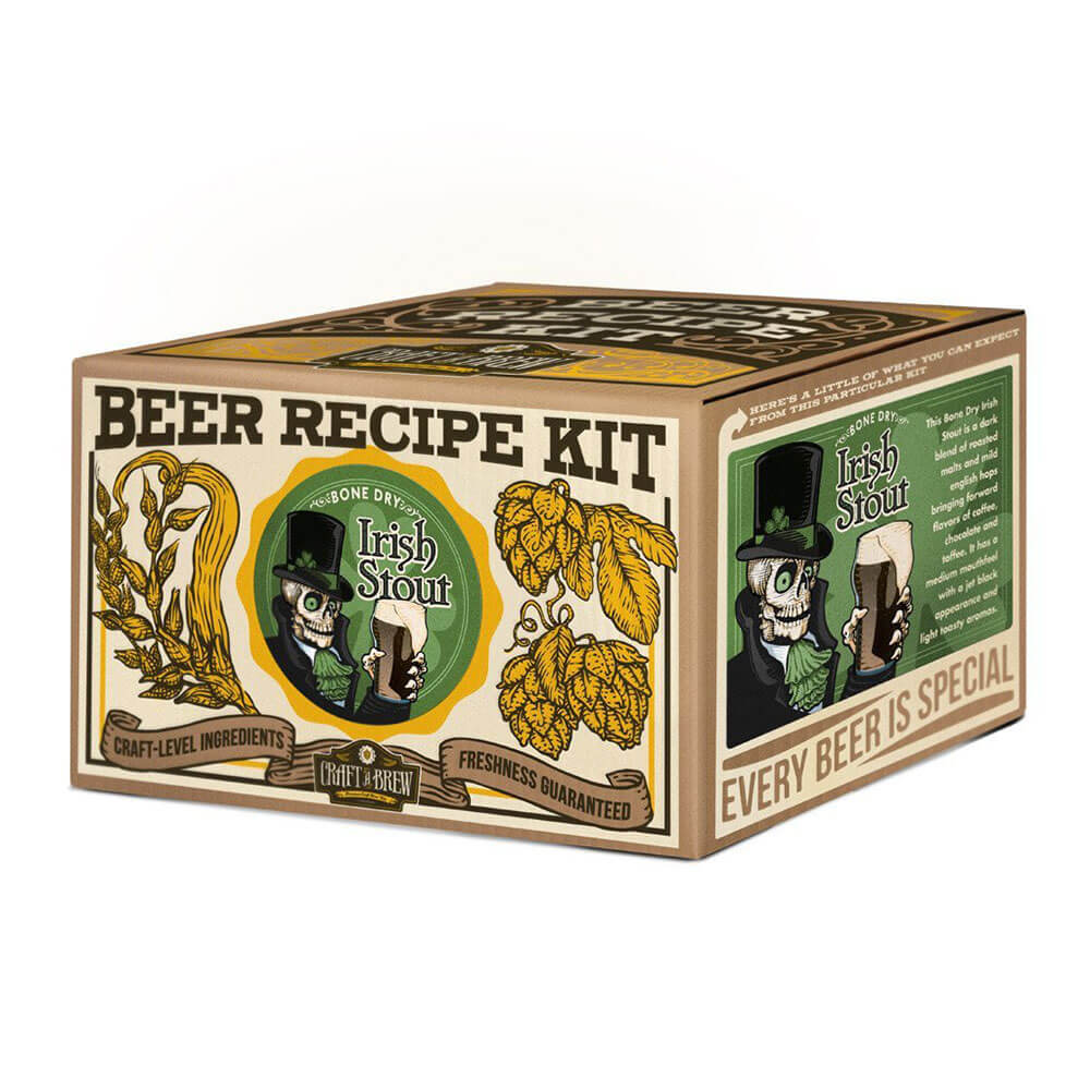 Craft a Brew Bone Dry Irish Stout Brewing Kit