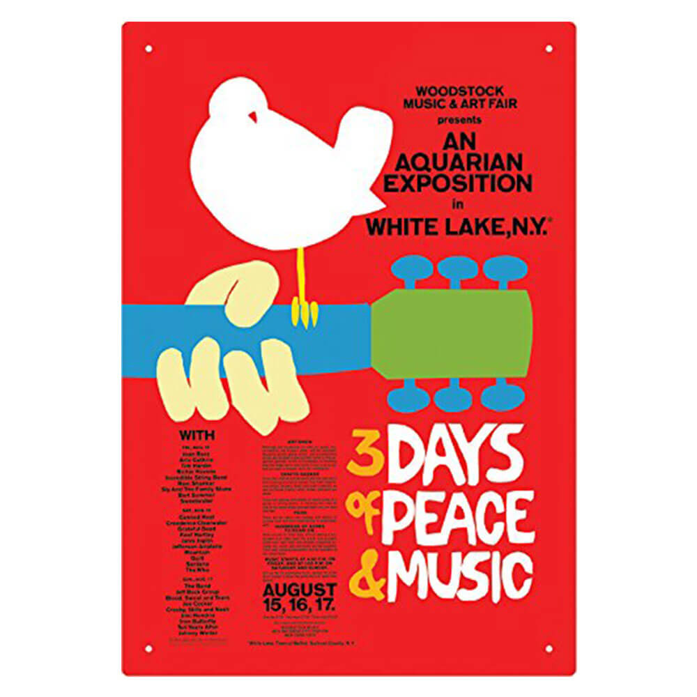 Woodstock Tin Sign